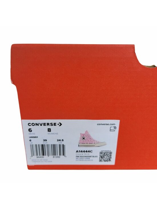 ⭐Converse Chuck 70 Hi Bow Edgy Studded Size 6 Men\'s Shoes Sneakers Pink A14444C⭐ main image 4